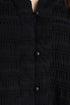 The Black Textured Blouse